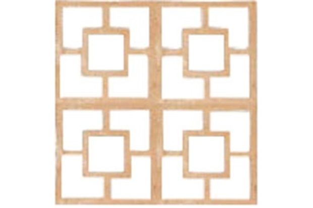 Tijolo Vazado Reto Quadrado 18x18x7cm