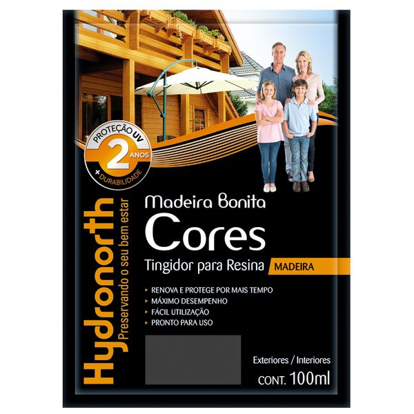 Tingidor de Resina Madeira Bonita Cerejeira Brilhante 100ml Hydronorth