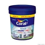 Tinta acrílica fosca Rende muito 20 litros branco Coral