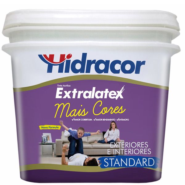 Tinta Base HM Tinta Acrílica Fosco Standad Extralatex 0,8L Hidracor