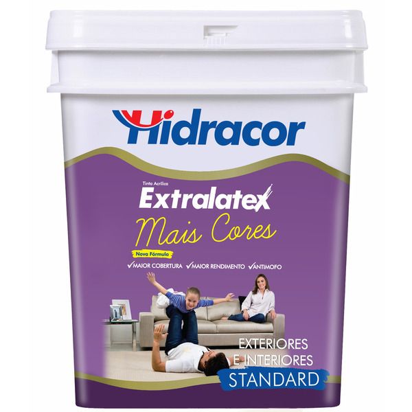 Tinta Base HS Tinta Acrílica Fosco Standad Extralatex 16L Hidracor