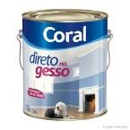 Tinta Direto no Gesso acrílica 3,6 litros branco Coral