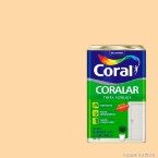 Tinta Látex Coralar econômica acrílica 18 litros amarelo vanilla Coral