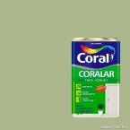 Tinta Látex Coralar econômica acrílica 18 litros verde kiwi Coral