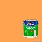 Tinta Látex Coralar econômica acrílica 3,6L laranja cítrico Coral