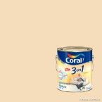 Tinta Látex Premium 3 em 1 acrílica 3,6 litros marfim Coral