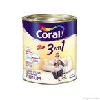 Tinta Látex Premium 3 em 1 acrílica 900ml branco Coral