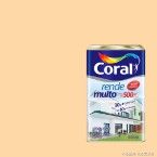 Tinta Látex Rende Muito acrílica 18 litros amarelo vanilla Coral