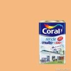 Tinta Látex Rende Muito acrílica 18 litros cromo suave Coral