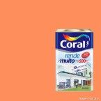 Tinta Látex Rende Muito acrílica 18 litros laranja imperial Coral