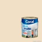 Tinta Látex Rende Muito acrílica 3,6 litros palha Coral