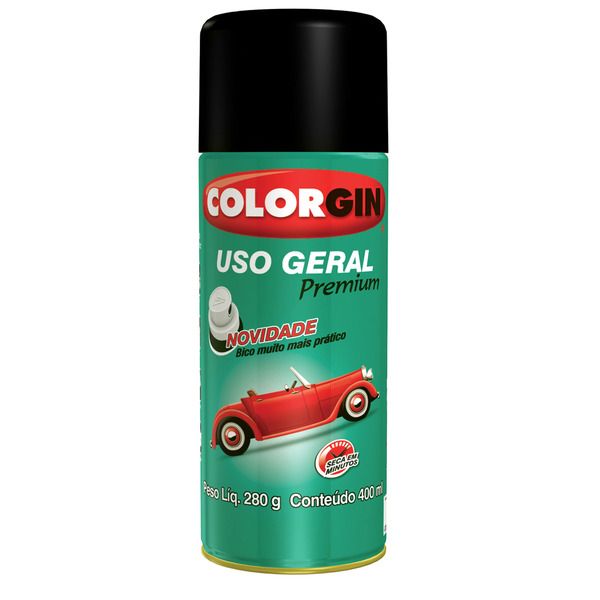 Tinta Spray Uso Geral Colorgin Metalico Azul Lorraine 400ml