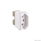 Tomada 10A 250V 1 módulo 680160 Pial