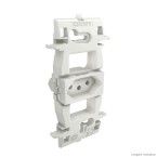 Tomada 10A bivolt branca Zuli Lorenzetti