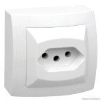 Tomada 10A sistema X branca bivolt Pial