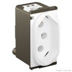 Tomada 20A 250V identificável branca 1 módulo Nereya Pial