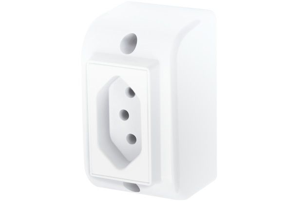 Tomada 2p T de Sobrepor 10a 250v