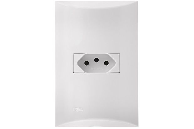 Tomada 4x2 10a Brava Branco 250v