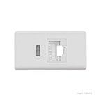 Tomada para telefone RJ11 Liz/lux2 branca Tramontina