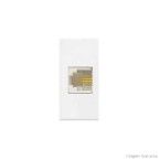 Tomada para telefone RJ11 Siena branca Alumbra