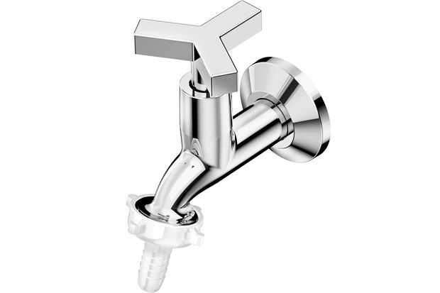 Torneira de Parede para Tanque E Jardim Up Cromada