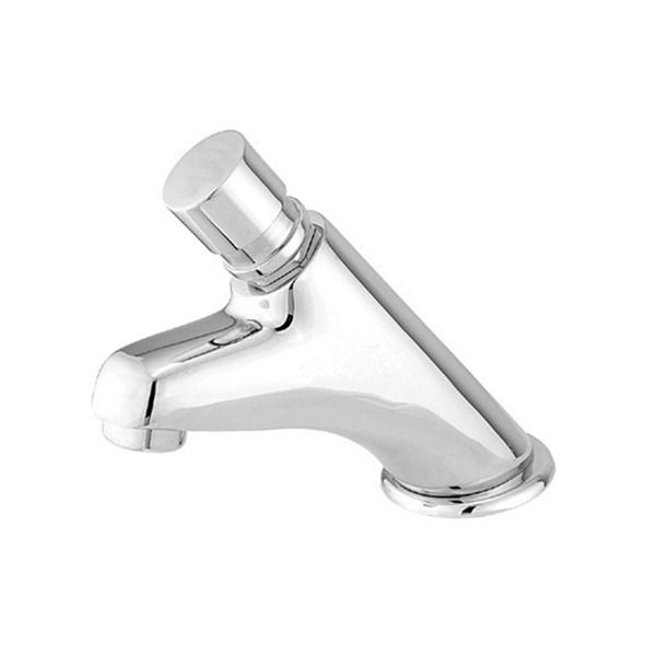 Torneira Fechamento Automático para Pia de Banheiro Bica Baixa Cromado Magnum Romar