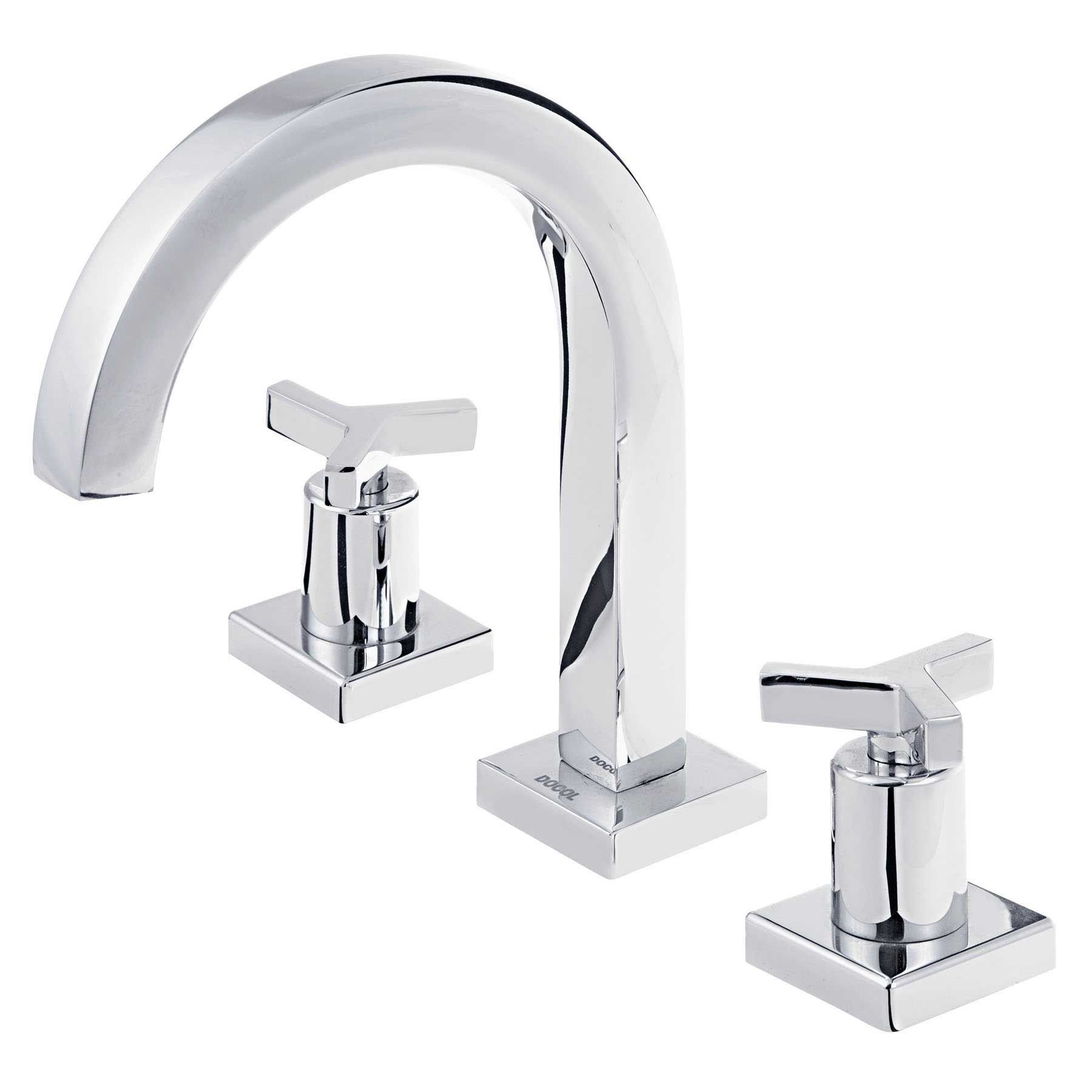 Torneira Misturador para Pia de Banheiro Bica Alta Cromado City Docol