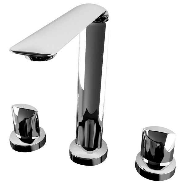 Torneira Misturador para Pia de Banheiro Bica Média Cromado Simetria 1876 Fabrimar