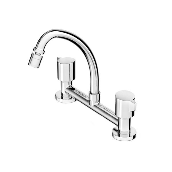 Torneira Misturador para Pia de Cozinha Bica Alta Cromado Fit Celite