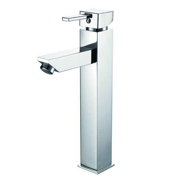 Torneira Monocomando para Pia de Banheiro Bica Alta Cromado Luka Sensea