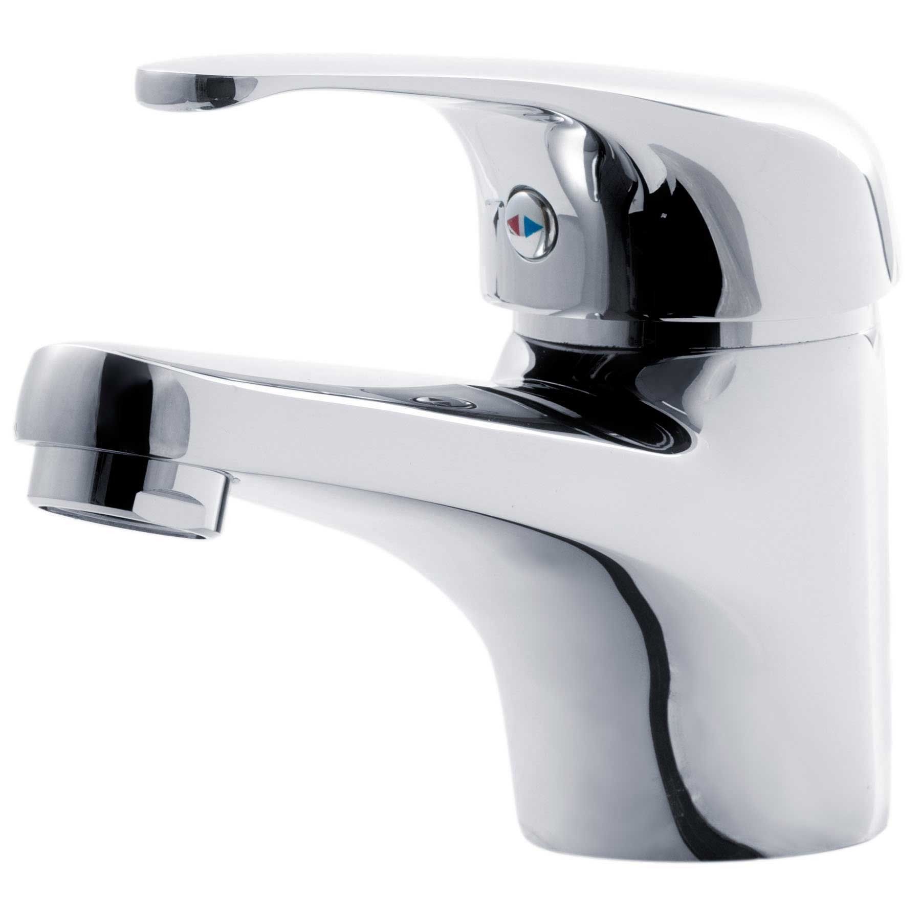 Torneira Monocomando para Pia de Banheiro Bica Baixa Cromado Balaton Sensea