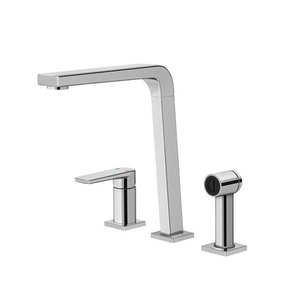 Torneira Monocomando para Pia de Cozinha Bica Alta Cromado Bistrô Docol