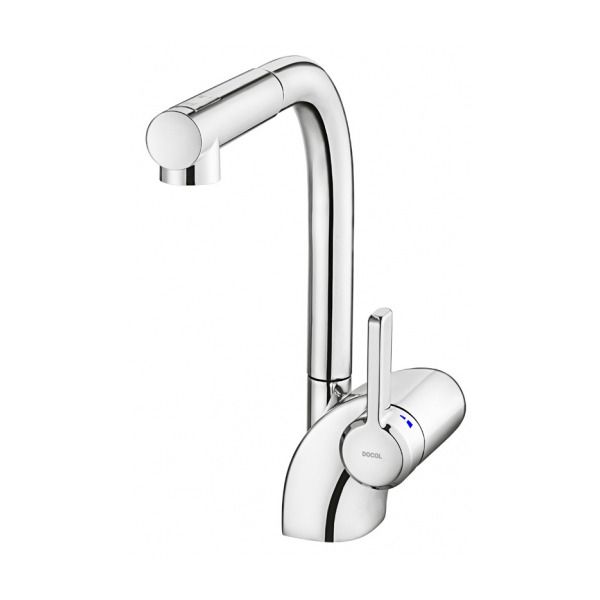 Torneira Monocomando para Pia de Cozinha Bica Alta Cromado DocolMassima Docol