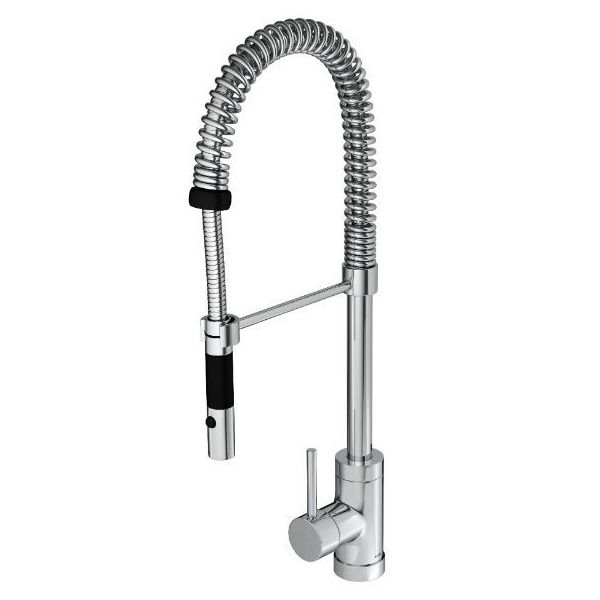 Torneira Monocomando para Pia de Cozinha Bica Alta Cromado Spin Gourmet 2281.C Deca