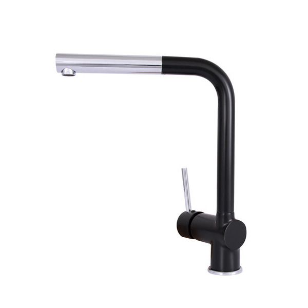 Torneira Monocomando para Pia de Cozinha Bica Alta Preto 97008-5M Delinia