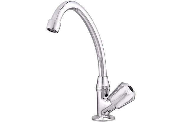 Torneira para Cozinha de Mesa Bica Móvel Cromada Mv133
