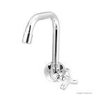 Torneira para cozinha de parede 1168 C25 1/4 de volta com arejador fixo cromado Esteves