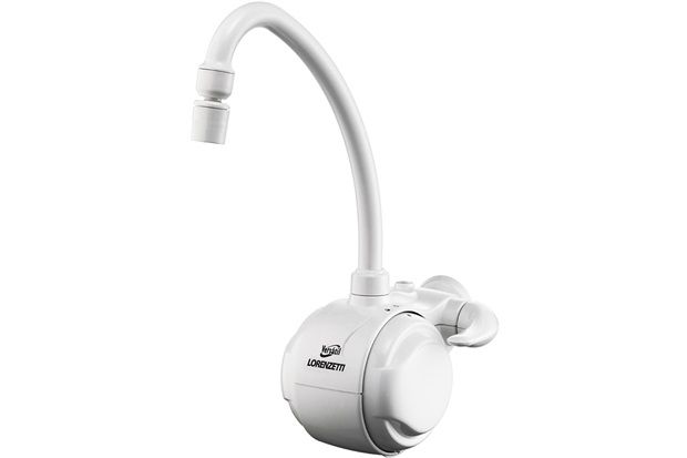 Torneira para Cozinha de Parede Elétrica 5500w 220v Versátil Branca