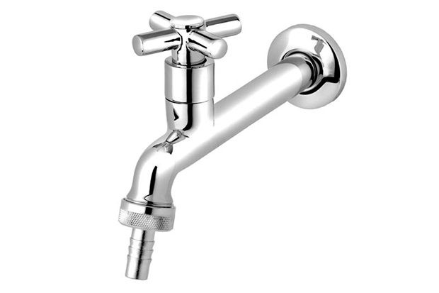 Torneira para Jardim Longa Slim Cross Cromada