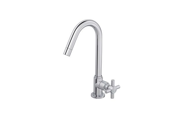 Torneira para Lavatório Bica Alta Alta Izy Cromada - Ref: C37 1198