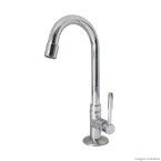 Torneira para lavatório com bica alta 1198 C31 1/4 de volta cromada Esteves