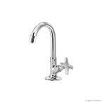 Torneira para lavatório com bica alta 1198 C34 1/4 de volta cromada Esteves