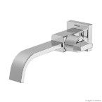 Torneira para lavatório de parede Next cromada Docol