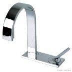 Torneira para lavatório Stick 1191 C84 bica alta e chapa cromada Deca