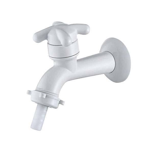 Torneira para Parede de Tanque Bica Baixa Branco Brio 1130 Fortti