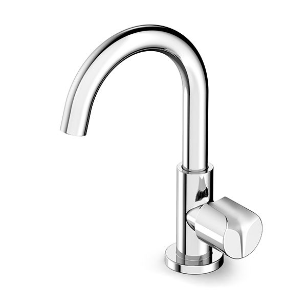 Torneira para Pia de Banheiro Bica Alta Cromado Debba Roca