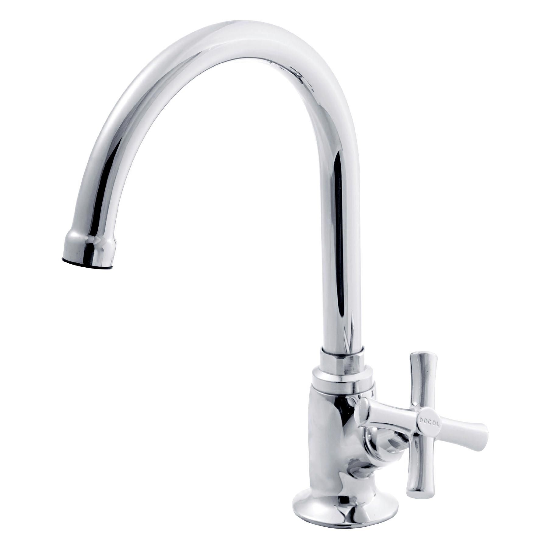 Torneira para Pia de Banheiro Bica Alta Cromado Pertutti Docol