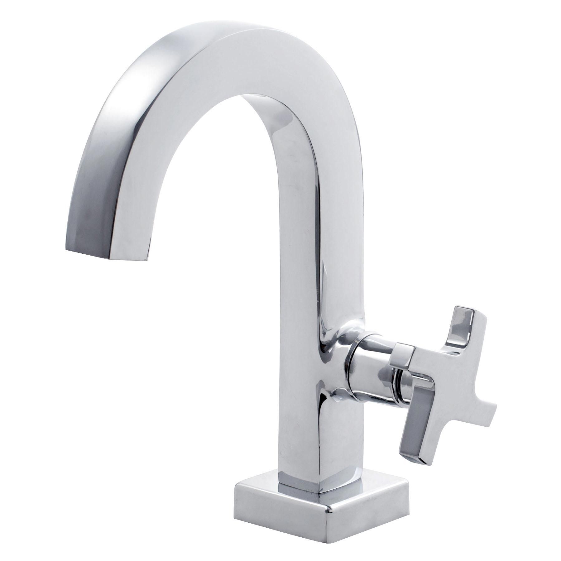 Torneira para Pia de Banheiro Bica Média Cromado Zeta Fabrimar