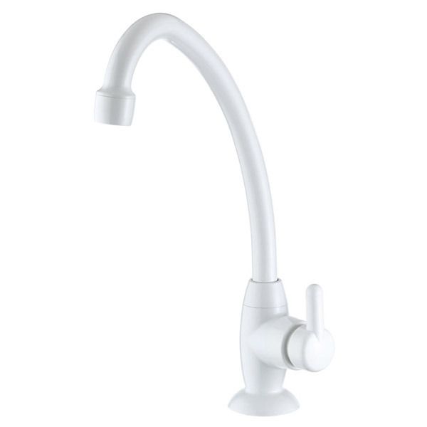 Torneira para Pia de Cozinha Bica Alta Branco Bric Fortti