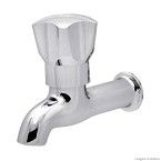 Torneira para tanque 1/2 e 3/4 Click 1126 Ramo cromada Forusi